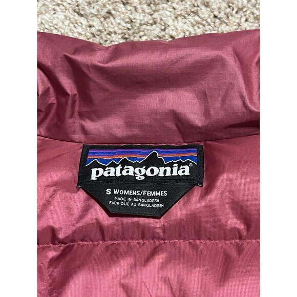 Patagonia Down Puffer Women’s Small Pink Goose Down Full Zip Jacket 84683 - EUC - Picture 3 of 10